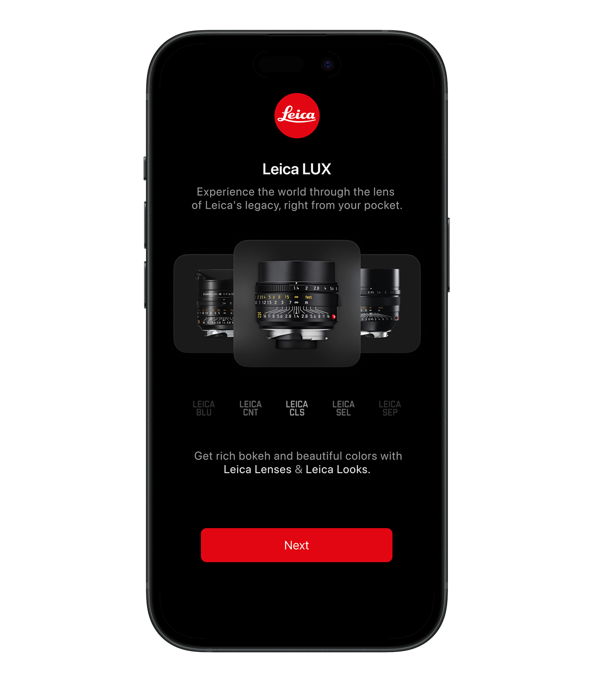 Leica LUXで使用できる機能